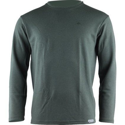 Pánská merino mikina LASTING Wolk zelená (Velikost L)