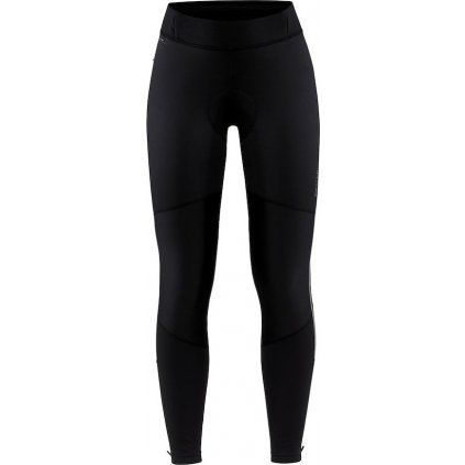 Dámské zateplené cyklokalhoty CRAFT Core Subz Wind Tights (C3) černé (Velikost S)
