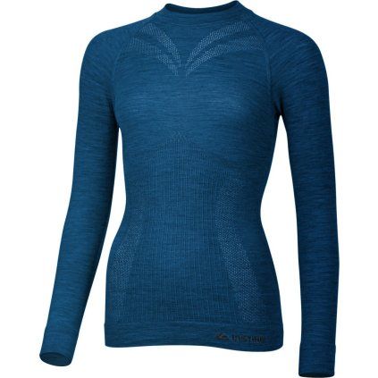 Dámské merino triko LASTING Matala modré (Velikost L/XL)