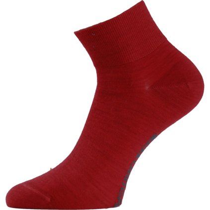Merino ponožky LASTING Fwe červené (Velikost (42-45) L)