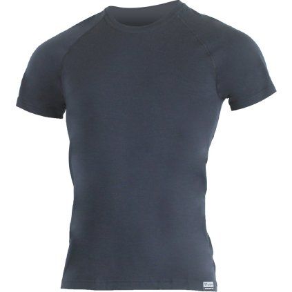 Pánské merino triko LASTING Quido tmavě modré (Velikost L)
