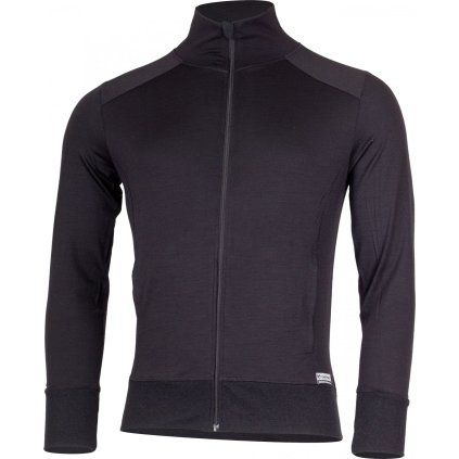 Pánská merino mikina LASTING Larmin černá (Velikost S)