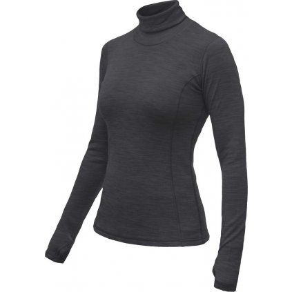 Dámský merino rolák SENSOR Merino Bold anthracite gray (Velikost XL, Barva šedá)