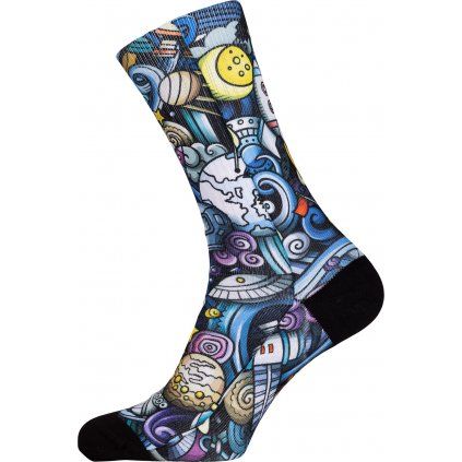 Ponožky ELEVEN Nina Spacetrip (Velikost L-XL (42 - 45))