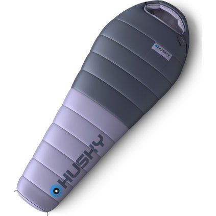 Péřový třísezónní dámský spacák HUSKY Dinis Ladies blue/pink (Velikost OneSize)
