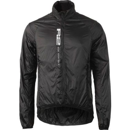 Unisex cyklistická bunda R2 Ease černá (Velikost S)