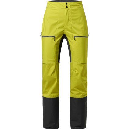 Dámské softshellové kalhoty Haglöfs L.I.M Hybrid Touring - zelená (Velikost XS)