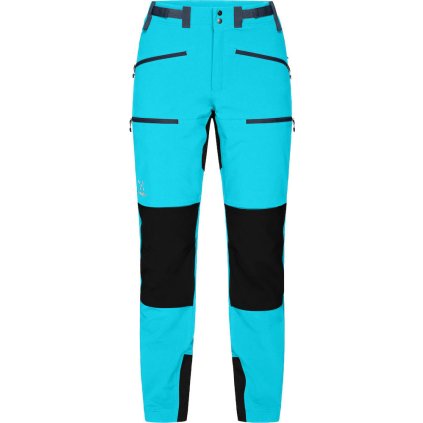 Dámské softshellové kalhoty Haglöfs Rugged Standard - modrá (Velikost 34)