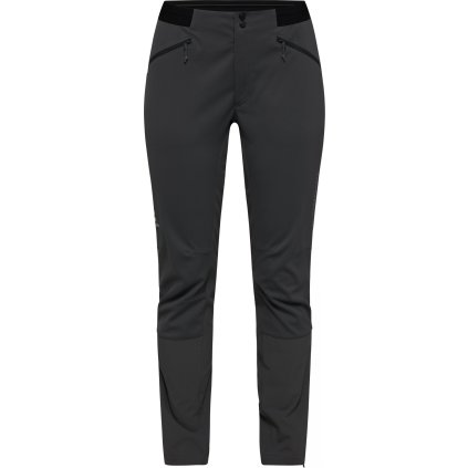 Dámské softshellové kalhoty Haglöfs L.I.M Hybrid Softshell - tmavě šedá (Velikost XS)