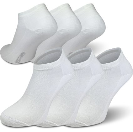 Letní merino ponožky NORTHMAN 3-pack bílé (Velikost 42-44)