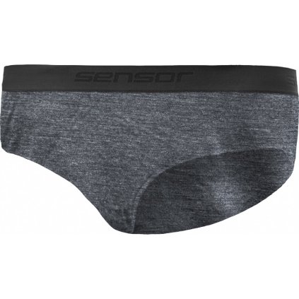 Dámské merino kalhotky SENSOR Merino Lite šedé (Velikost S, Barva šedá)