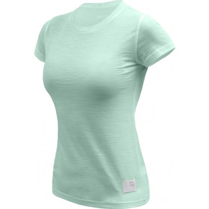 Dámské merino triko SENSOR Merino Cordura zelené (Barva zelená, Velikost S)