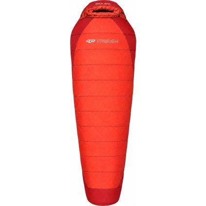 Spacák TRIMM Rack 800 dark red/red (Velikost 185 cm, Orientace zipu Pravý, Barva dark red/red)