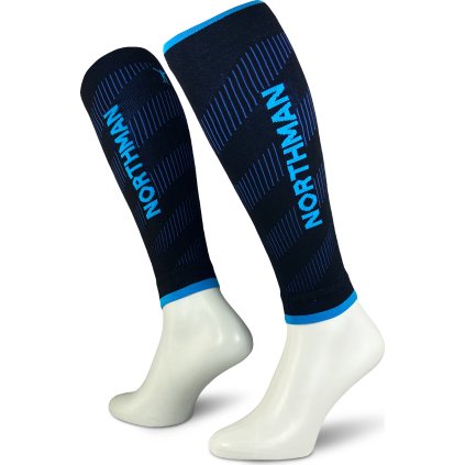 Kompresní návleky NORTHMAN Elite modré (Velikost 36-41)