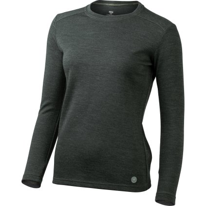 Dámská merino mikina LASTING ALexa zelená (Velikost S)