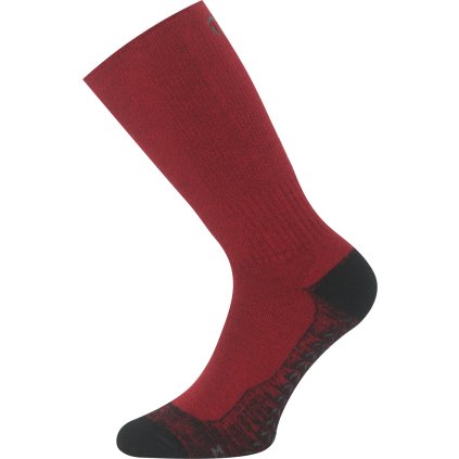 Unisex merino ponožky LASTING WAM červené (Velikost S)