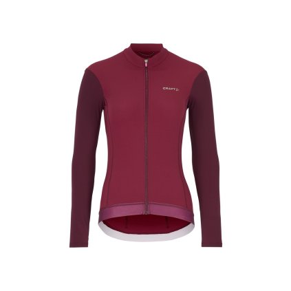 Dámský cyklodres CRAFT Endur Training LS - fialová (Velikost XS)