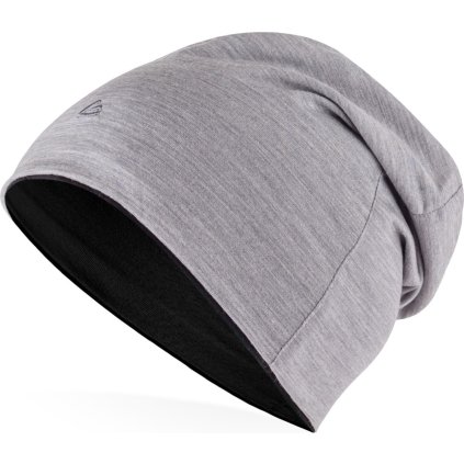 Unisex merino čepice LASTING Boly šedá (Velikost L/XL)